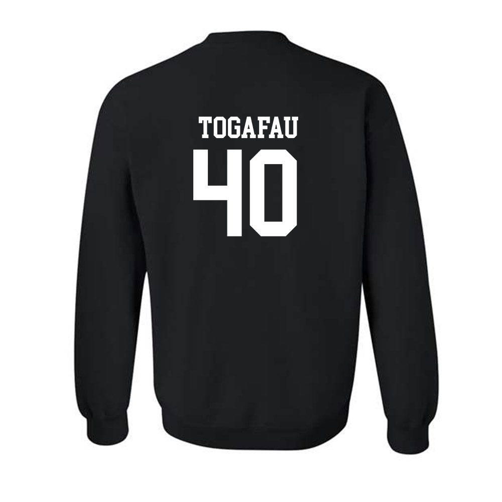 PLU - NCAA Football : Braeden Togafau - Classic Shersey Crewneck Sweatshirt-1