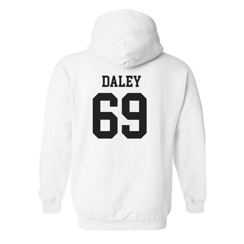 PLU - NCAA Football : Aron Daley - Classic Shersey Hooded Sweatshirt