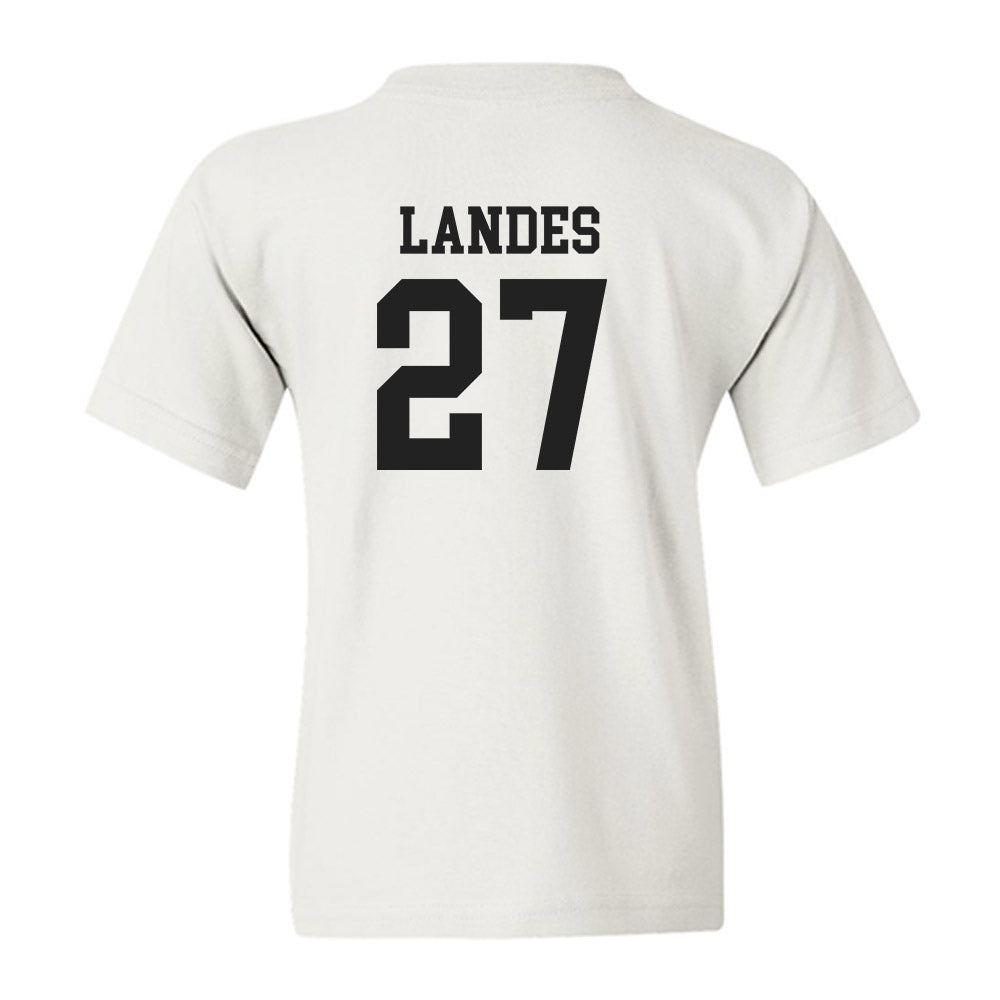 PLU - NCAA Softball : Megan Landes - Classic Shersey Youth T-Shirt-1