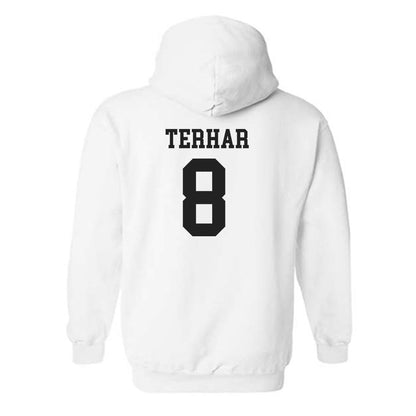 PLU - NCAA Women's Lacrosse : Peyton Terhar - Classic Shersey Hooded Sweatshirt-1