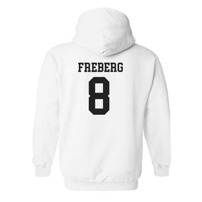 PLU - NCAA Women's Volleyball : Clarise Freberg - Classic Shersey Hooded Sweatshirt-1