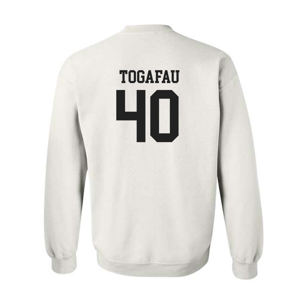 PLU - NCAA Football : Braeden Togafau - Classic Shersey Crewneck Sweatshirt-1