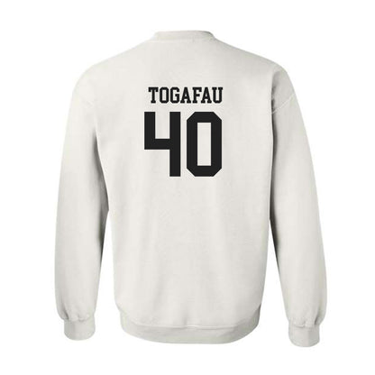 PLU - NCAA Football : Braeden Togafau - Classic Shersey Crewneck Sweatshirt-1