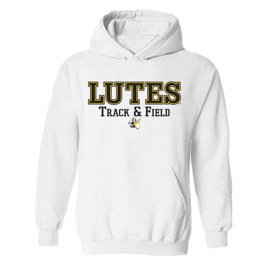 PLU - NCAA Men's Track & Field : Stefans Lusis - Classic Shersey Hooded Sweatshirt-0