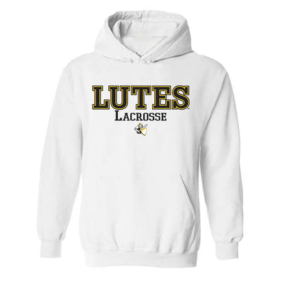 PLU - NCAA Women's Lacrosse : Daisy Suarez-Zarate - Classic Shersey Hooded Sweatshirt-0