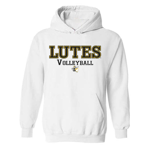 PLU - NCAA Women's Volleyball : Audrey Hansma - Classic Shersey Hooded Sweatshirt-0