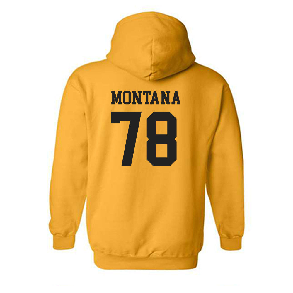 PLU - NCAA Football : Griffin Montana - Classic Shersey Hooded Sweatshirt