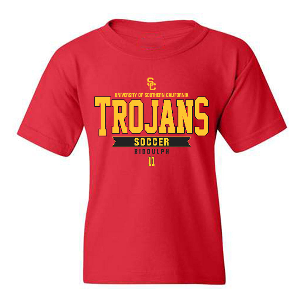 USC - NCAA Women's Soccer : Lily Biddulph - Classic Fashion Shersey Youth T-Shirt