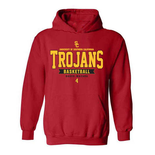 USC - NCAA Men's Basketball : Chad Baker-Mazara - Classic Fashion Shersey Hooded Sweatshirt-0