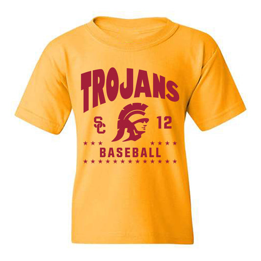 USC - NCAA Baseball : Logan Honma - Classic Fashion Shersey Youth T-Shirt-0