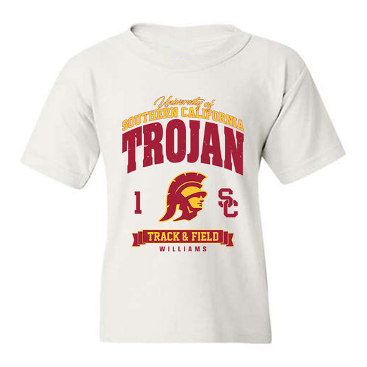 USC - NCAA Men's Track & Field : Travis Williams - Classic Fashion Shersey Youth T-Shirt-0