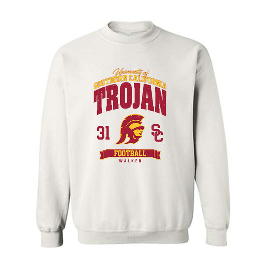 USC - NCAA Football : Jadyn Walker - Classic Fashion Shersey Crewneck Sweatshirt-0