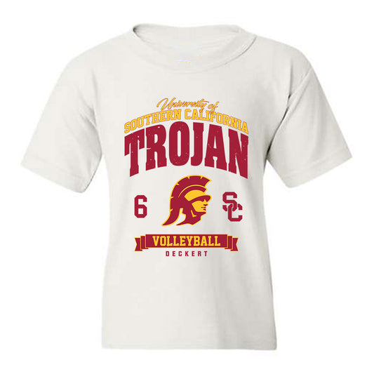 USC - NCAA Women's Volleyball : Taylor Deckert - Classic Fashion Shersey Youth T-Shirt-0