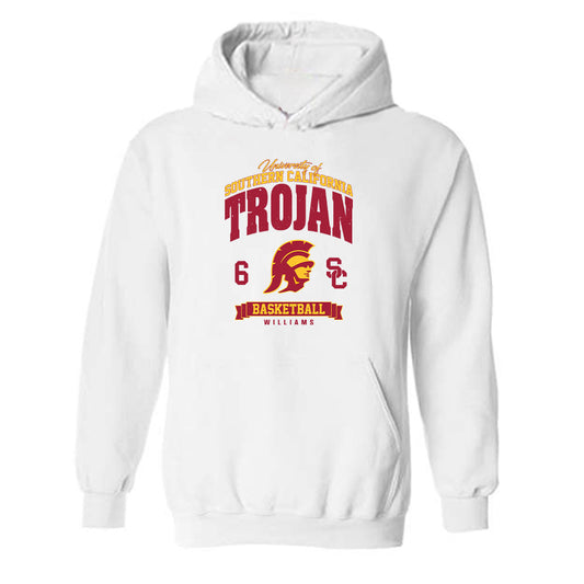 USC - NCAA Women's Basketball : Laura Williams - Classic Fashion Shersey Hooded Sweatshirt-0