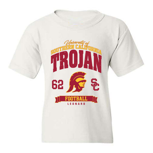 USC - NCAA Football : Travis Leonard - Classic Fashion Shersey Youth T-Shirt-0