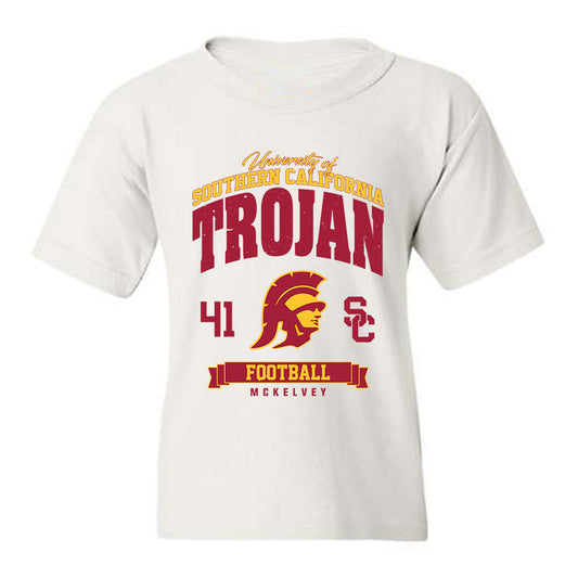 USC - NCAA Football : Cian McKelvey - Classic Fashion Shersey Youth T-Shirt-0