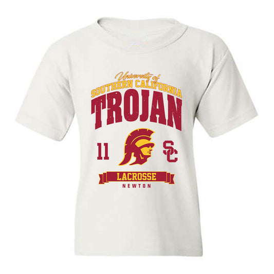 USC - NCAA Women's Lacrosse : Haley Newton - Classic Fashion Shersey Youth T-Shirt-0