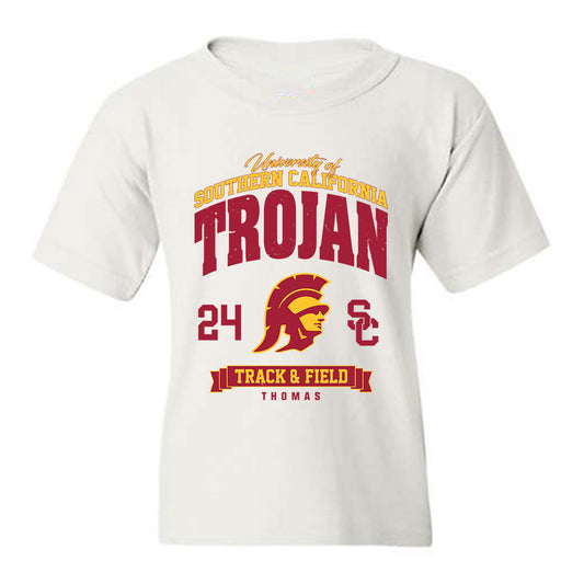 USC - NCAA Women's Track & Field : Max Thomas - Classic Fashion Shersey Youth T-Shirt-0