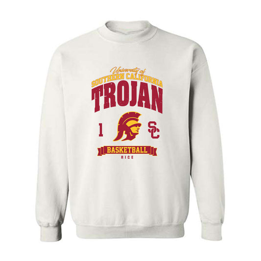 USC - NCAA Men's Basketball : Rodney Rice - Classic Fashion Shersey Crewneck Sweatshirt-0