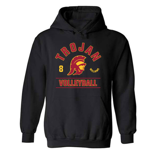 USC - NCAA Women's Volleyball : Kalyah Williams - Classic Fashion Shersey Hooded Sweatshirt