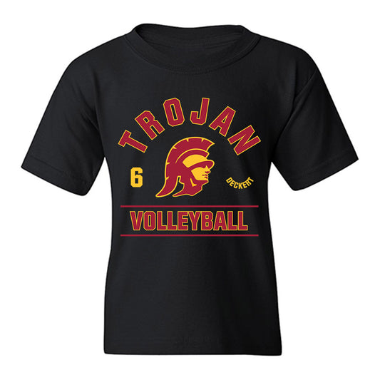 USC - NCAA Women's Volleyball : Taylor Deckert - Classic Fashion Shersey Youth T-Shirt-0