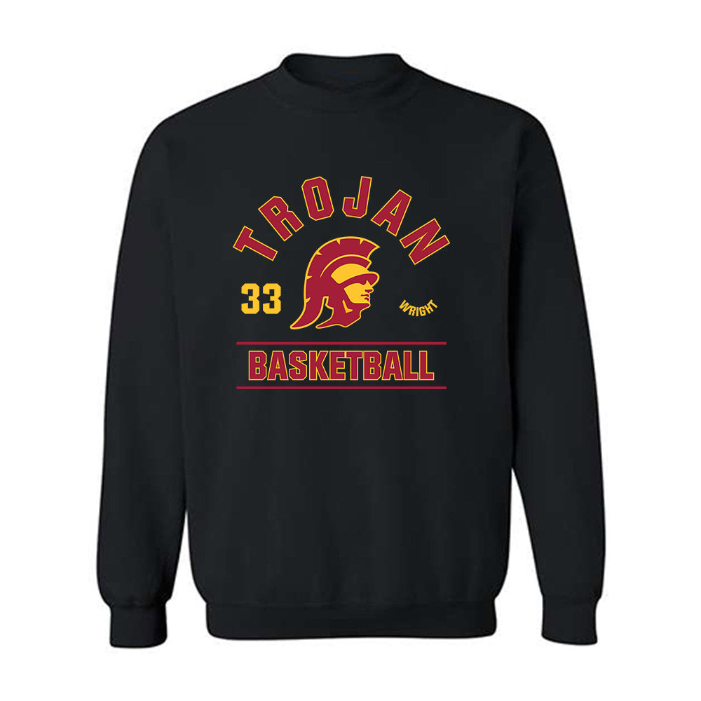 USC - NCAA Men's Basketball : Kijani Wright - Classic Fashion Shersey Crewneck Sweatshirt