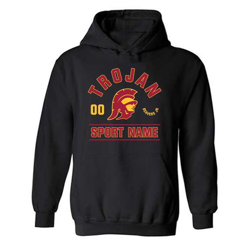 USC - NCAA Football : Anthony Beavers Jr - Classic Fashion Shersey Hooded Sweatshirt