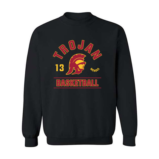 USC - NCAA Women's Basketball : Dayana Mendes - Classic Fashion Shersey Crewneck Sweatshirt-0