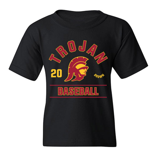 USC - NCAA Baseball : Chris Brown - Classic Fashion Shersey Youth T-Shirt