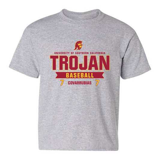 USC - NCAA Baseball : Abbrie Covarrubias - Classic Fashion Shersey Youth T-Shirt-0