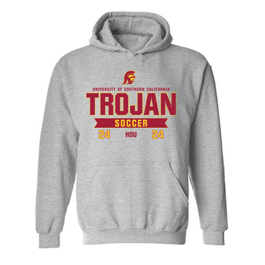 USC - NCAA Women's Soccer : Alison Hou - Classic Fashion Shersey Hooded Sweatshirt-0