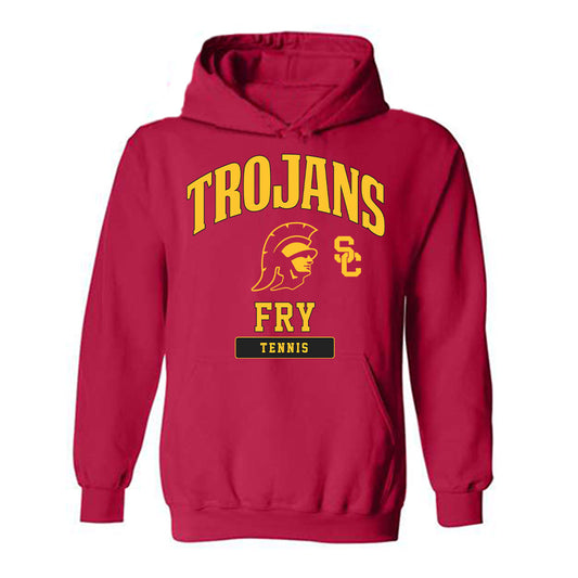 USC - NCAA Women's Tennis : Parker Fry - Hooded Sweatshirt Classic Fashion Shersey