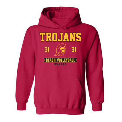 USC - NCAA Beach Volleyball : Gabby Walker - Classic Fashion Shersey Hooded Sweatshirt