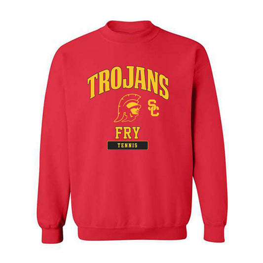 USC - NCAA Women's Tennis : Parker Fry - Crewneck Sweatshirt Classic Fashion Shersey