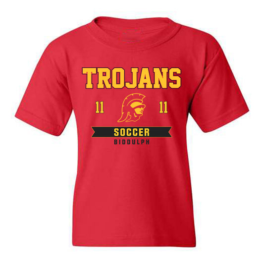 USC - NCAA Women's Soccer : Lily Biddulph - Classic Fashion Shersey Youth T-Shirt