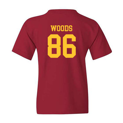 USC - NCAA Football : CJ Woods - Classic Shersey Youth T-Shirt-1