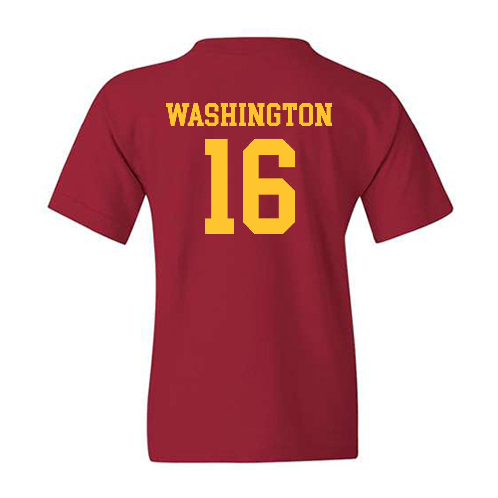 USC - NCAA Football : Tahj Washington - Classic Shersey Youth T-Shirt-1