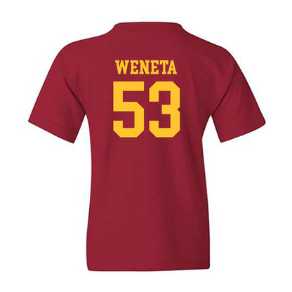 USC - NCAA Football : Nathan Weneta - Classic Shersey Youth T-Shirt-1
