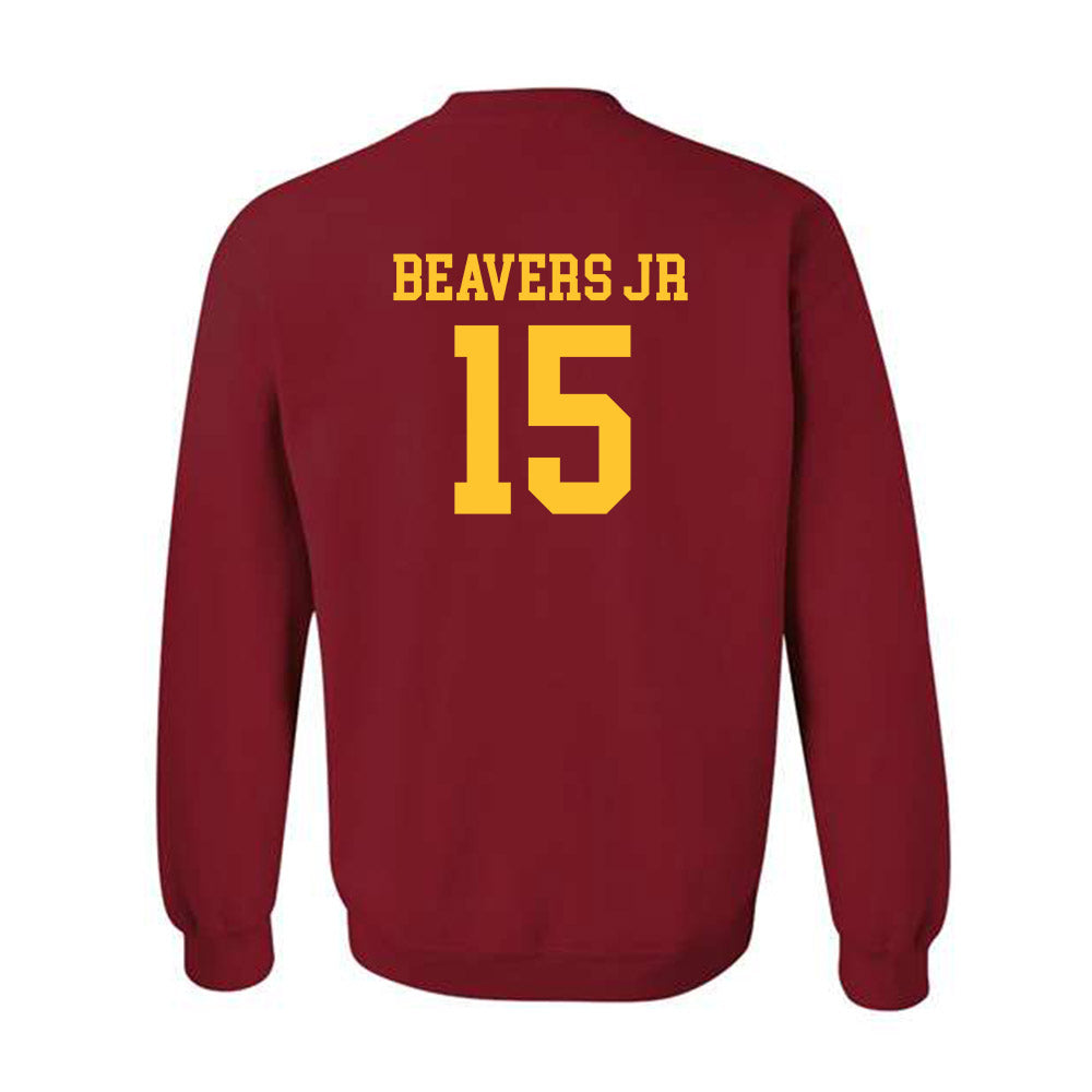 USC - NCAA Football : Anthony Beavers Jr - Classic Shersey Crewneck Sweatshirt-1