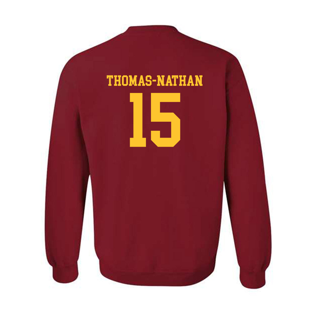 USC - NCAA Women's Volleyball : Dani Thomas-Nathan - Classic Shersey Crewneck Sweatshirt-1
