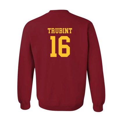 USC - NCAA Women's Volleyball : Gala Trubint - Classic Shersey Crewneck Sweatshirt-1