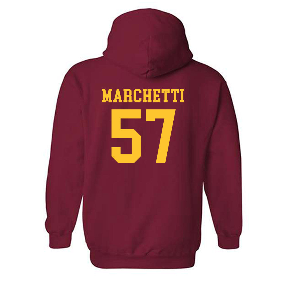 USC - NCAA Football : Roman Marchetti - Classic Shersey Hooded Sweatshirt-1