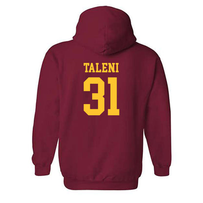 USC - NCAA Football : Tyrone Taleni - Classic Shersey Hooded Sweatshirt-1