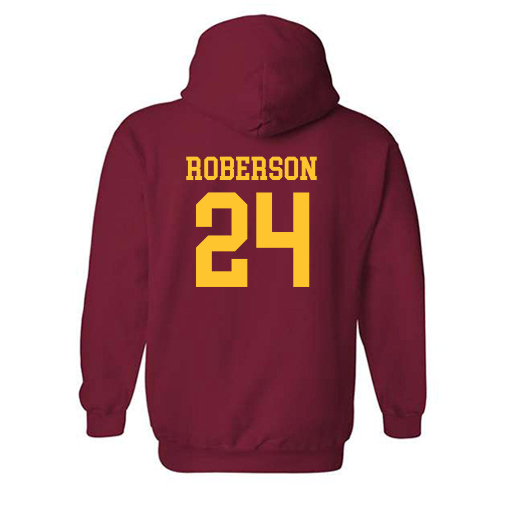 USC - NCAA Women's Lacrosse : Asjia Roberson - Classic Shersey Hooded Sweatshirt-1