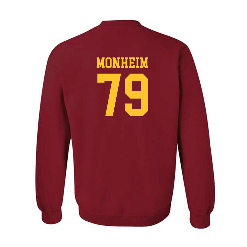 USC - NCAA Football : Jonah Monheim - Classic Shersey Crewneck Sweatshirt-1
