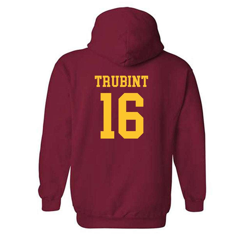 USC - NCAA Women's Volleyball : Gala Trubint - Classic Shersey Hooded Sweatshirt-1