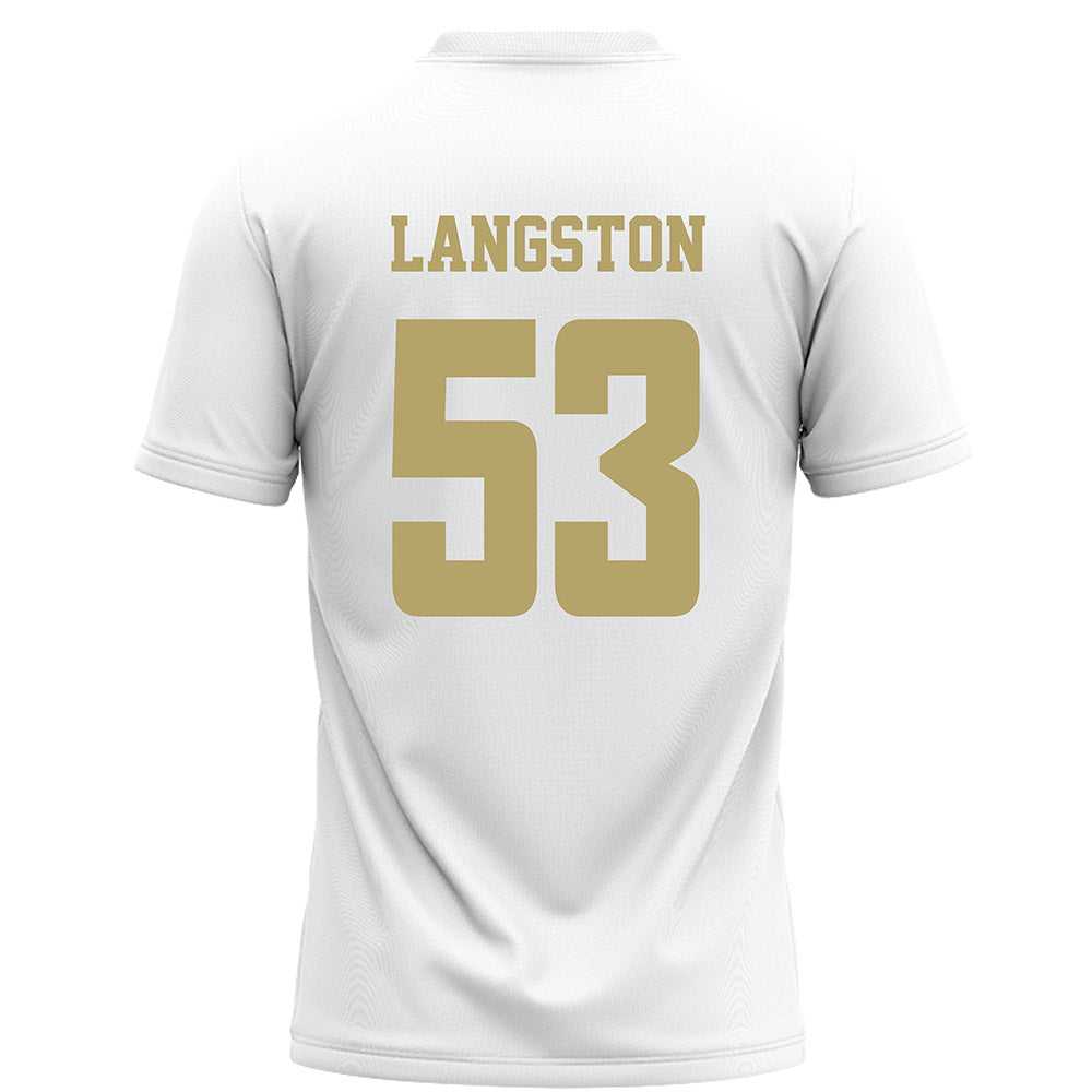 Central Florida - NCAA Football : Laparka Langston - White Football Jersey-1
