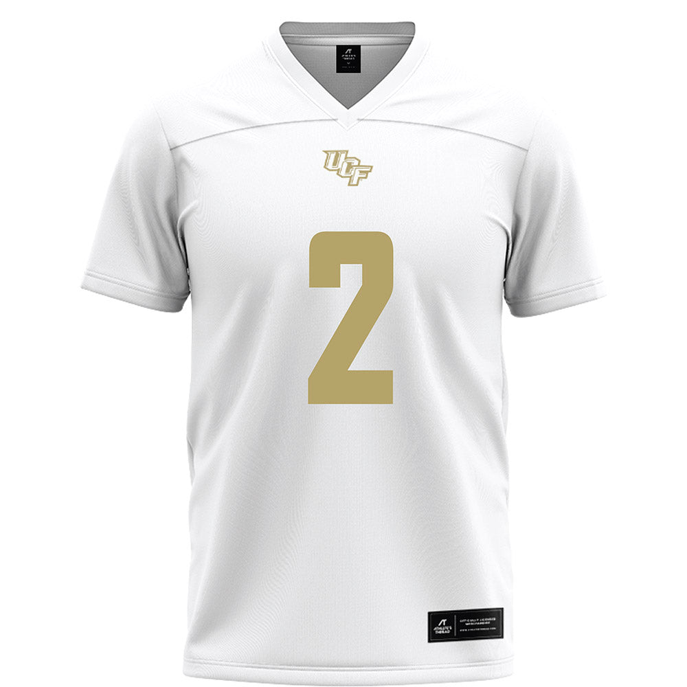 Central Florida - NCAA Football : Tayven Jackson - White Football Jersey-0