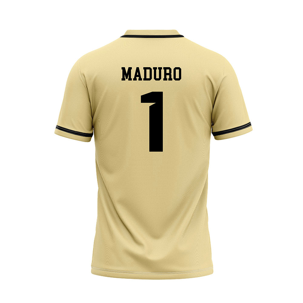 Central Florida - NCAA Baseball : Kendrey Maduro - Gold Baseball Jersey-1