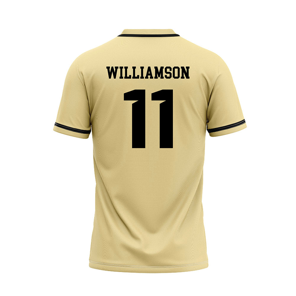 Central Florida - NCAA Baseball : Andrew Williamson - Gold Baseball Jersey-1